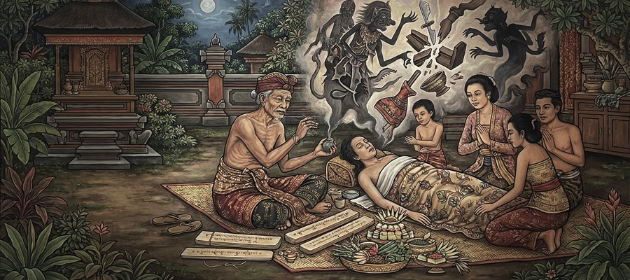 Lontar Usada Ceraken Tingkeb - Menyelasarkan Energi untuk Pengobatan Usada Ceraken Tingkeb