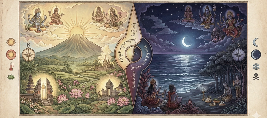 Utara Yana dan Daksina Yana - Dualitas Kosmik Waktu dan Ruang Utarayana dhaksinayana