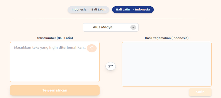 Translasi Bali Indonesia